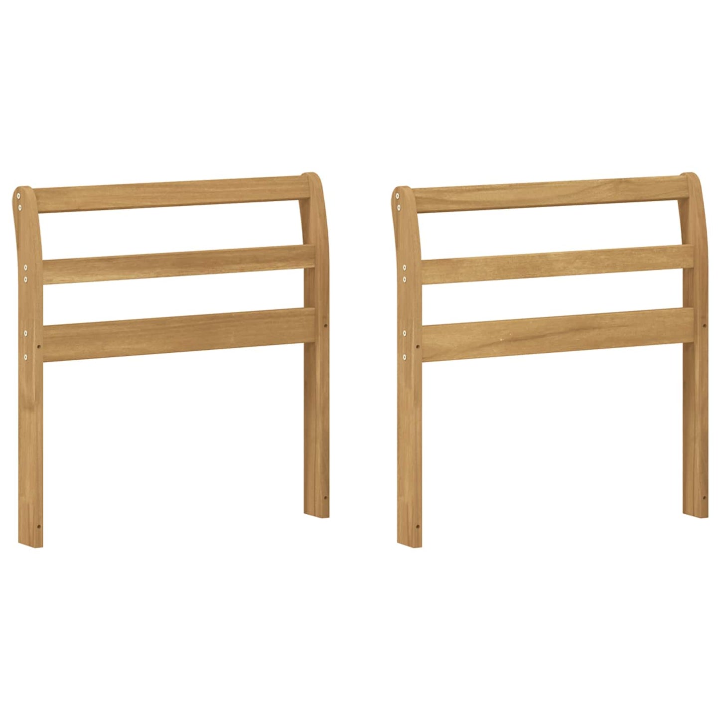 Armrests Module 2 pcs White 58.5 x 8.5 x 60 cm