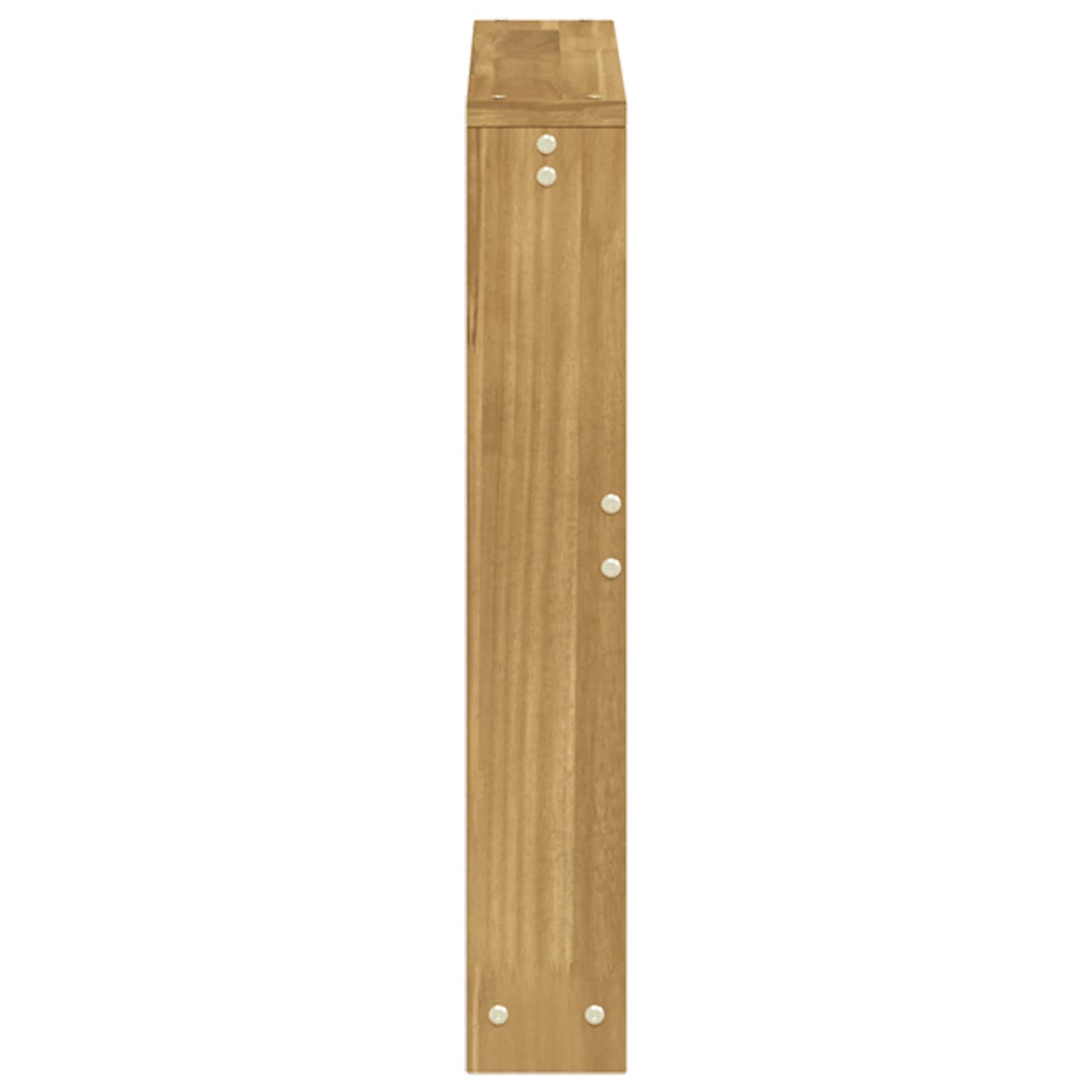 Armrests Module 2 pcs White 58.5 x 10 x 61 cm Solid Acacia Wood
