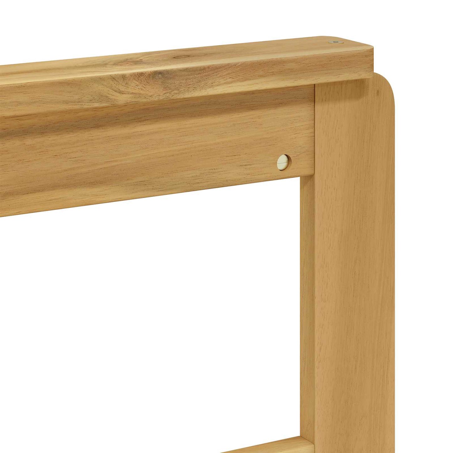 Armrests Module 2 pcs White 59 x 6 x 61 cm Solid Acacia Wood