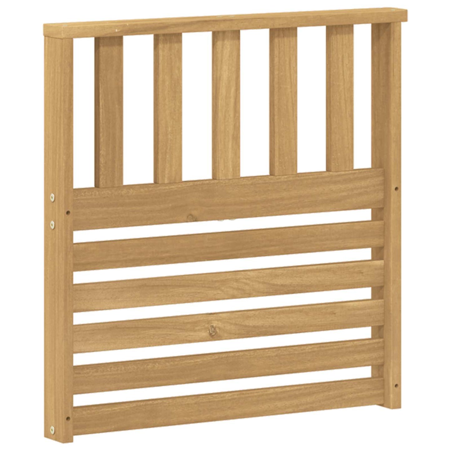 Armrests Module 2 pcs White 60 x 6 x 61 cm Solid Acacia Wood