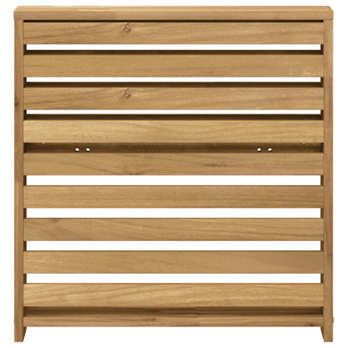 Armrests Module 2 pcs White 58.5 x 10 x 61 cm Solid Acacia Wood
