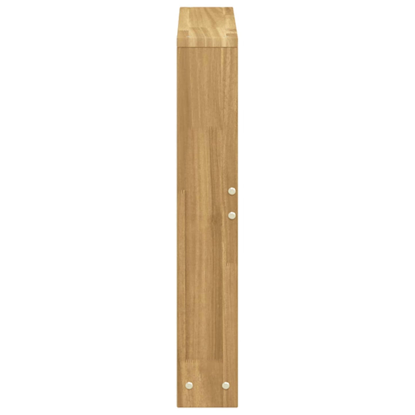 Armrests Module 2 pcs White 58.5 x 10 x 61 cm Solid Acacia Wood