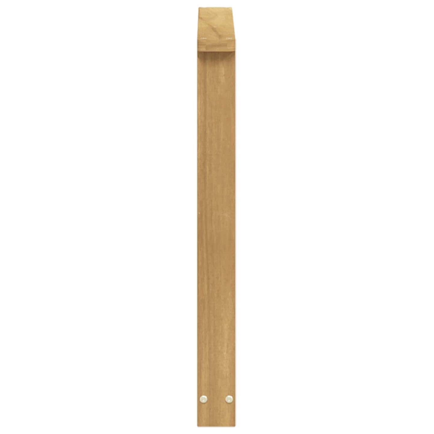 Armrests Module 2 pcs White 60 x 6 x 61 cm Solid Acacia Wood