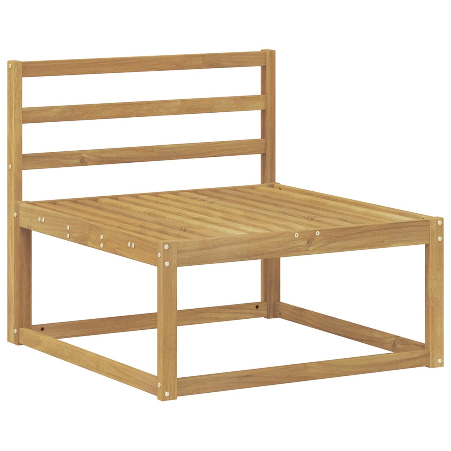 Outdoor Middle Sofa White 79 x 83 x 73 cm