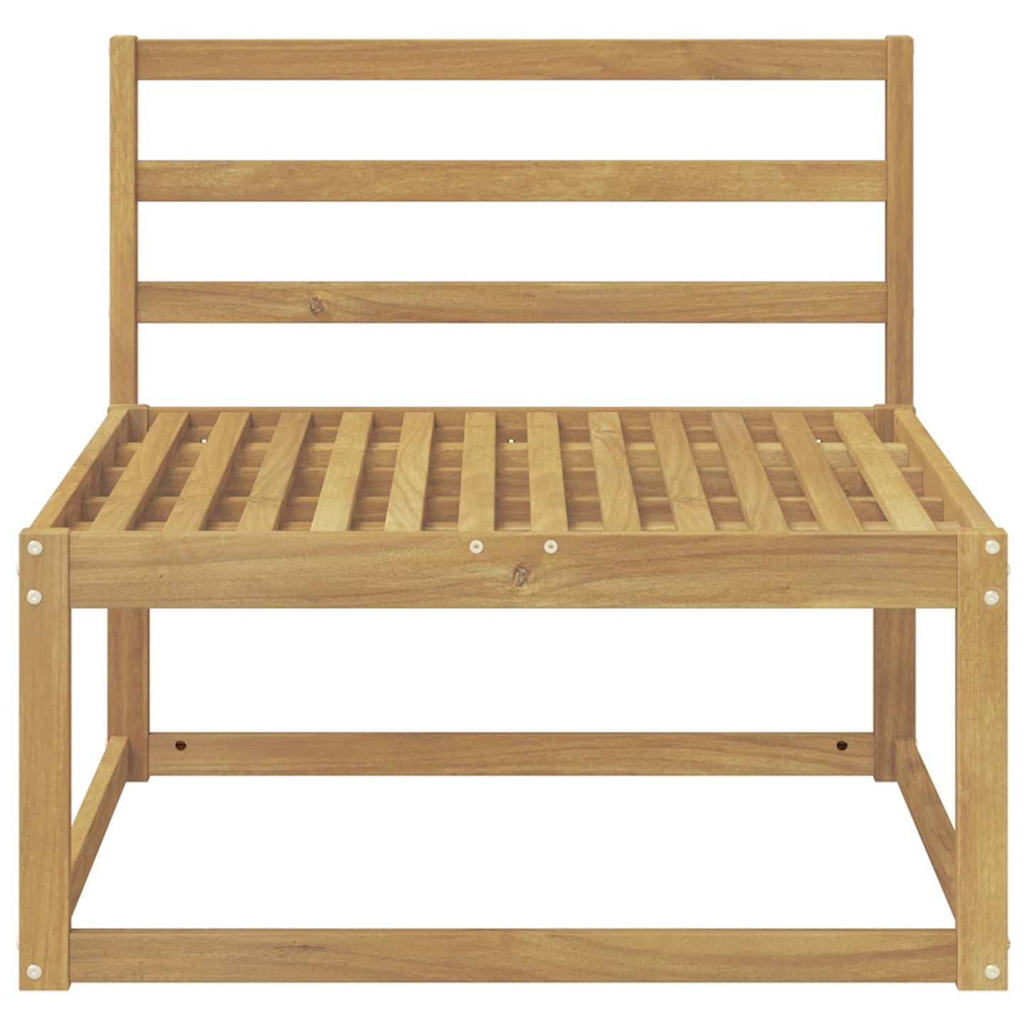 Outdoor Middle Sofa White 79 x 83 x 73 cm
