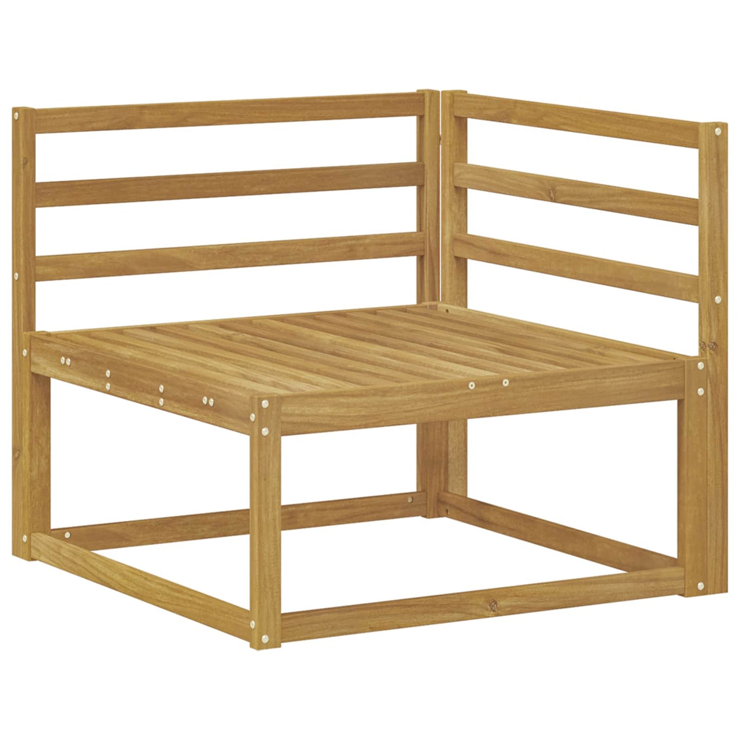 Outdoor Corner sofa White 83 x 83 x 73 cm