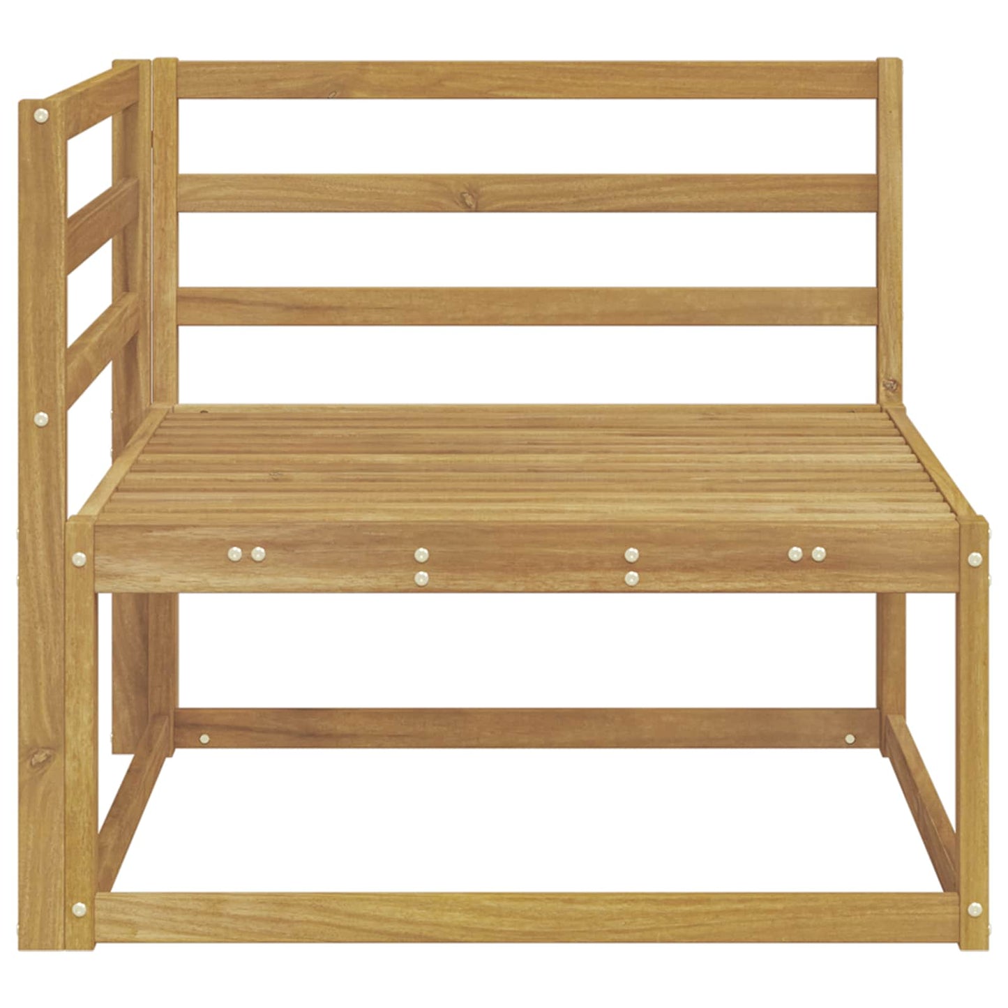 Outdoor Corner sofa White 83 x 83 x 73 cm