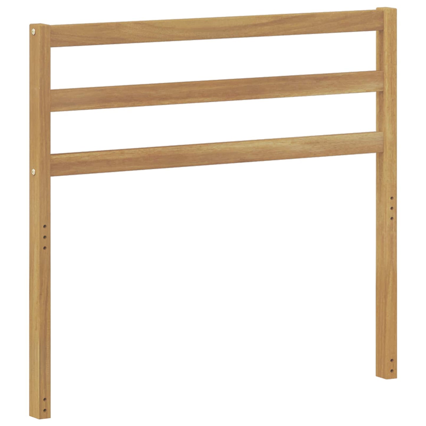 Backrest Module White 79 x 4 x 73 cm Solid Acacia Wood