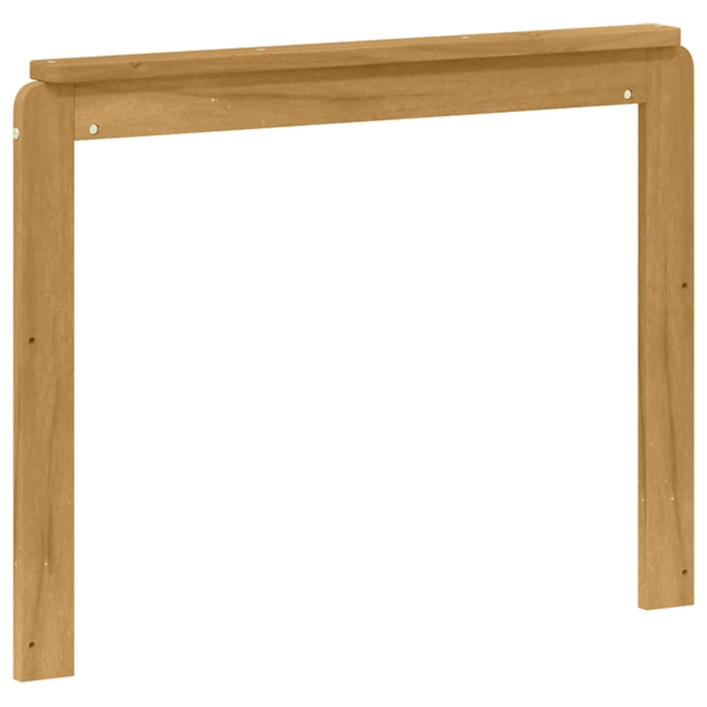 Armrests Module 2 pcs White 79 x 6 x 61 cm Solid Acacia Wood