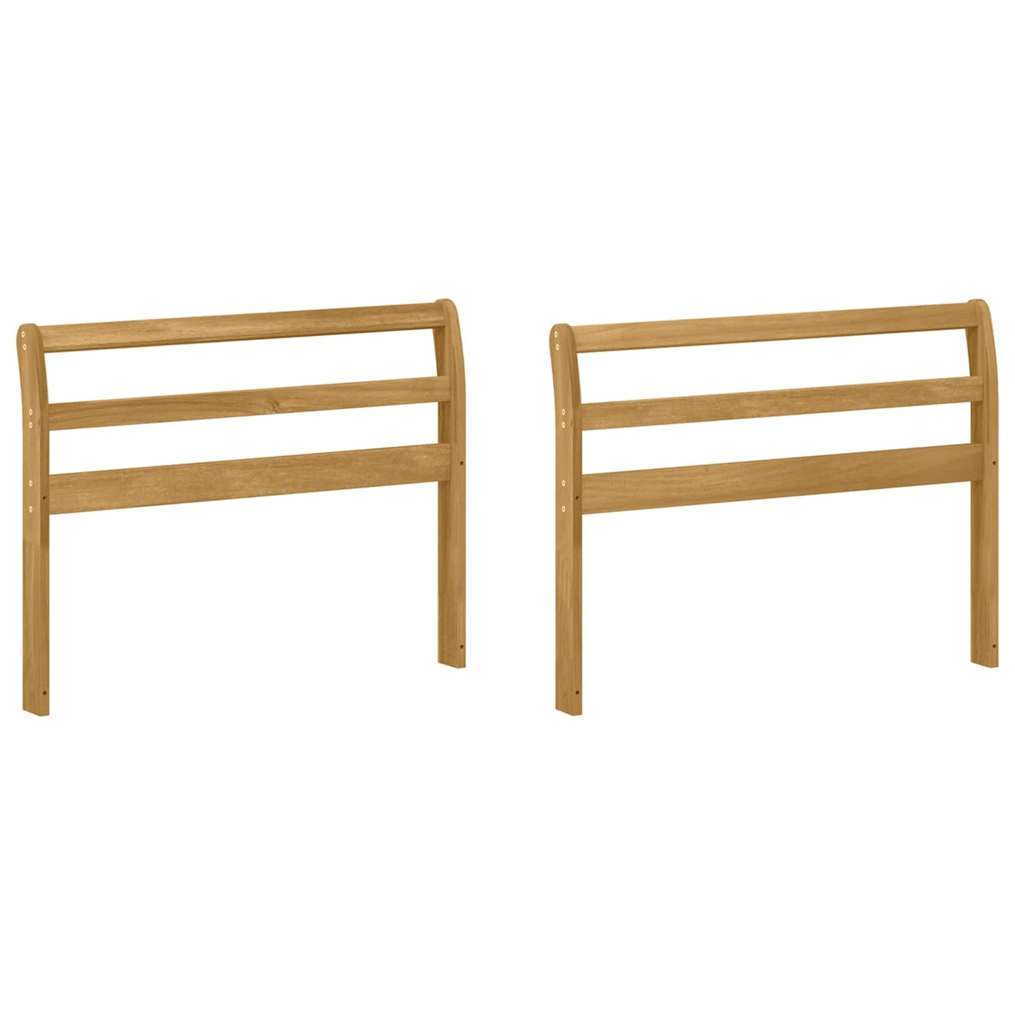 Armrests Module 2 pcs White 78.5 x 8.5 x 60 cm