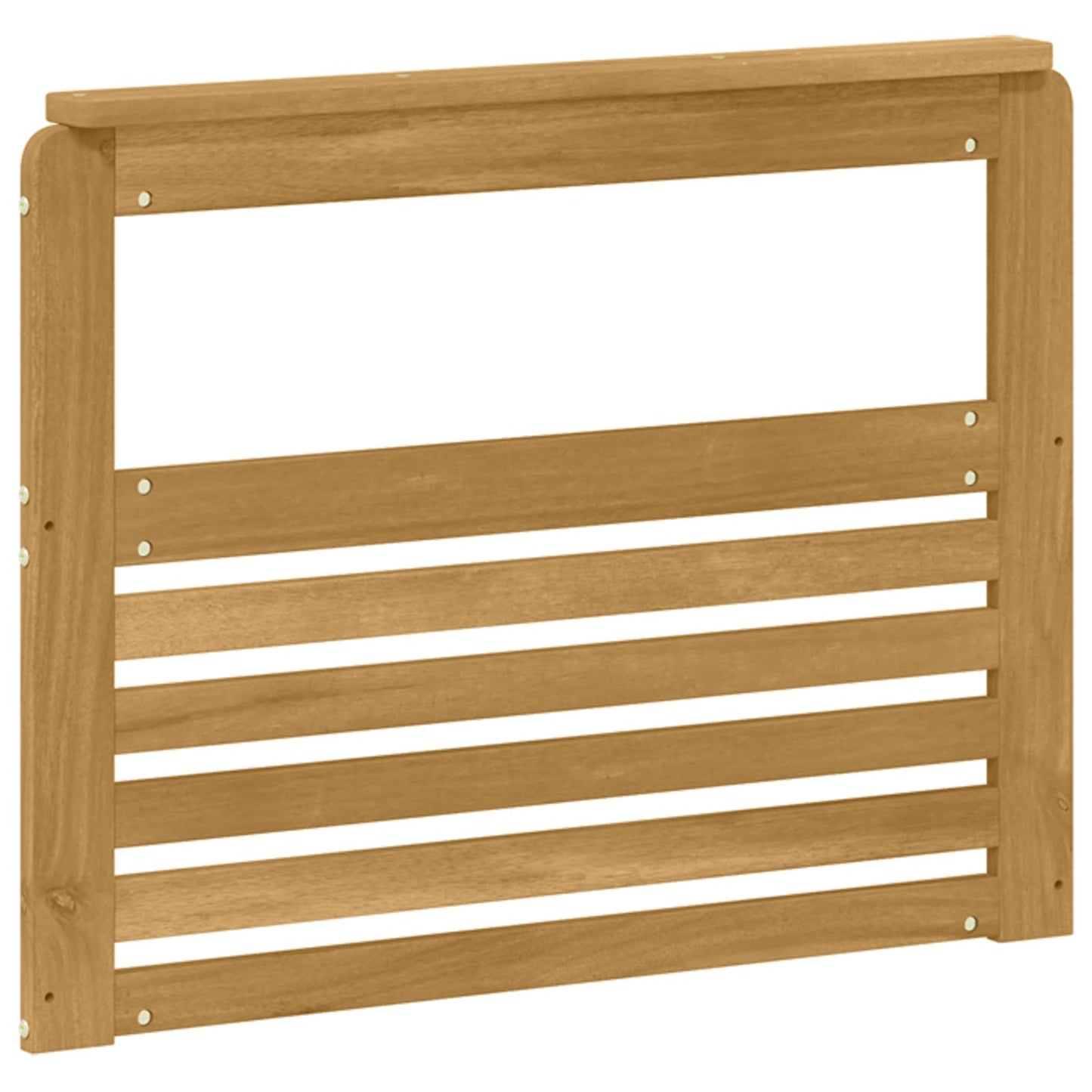 Armrests Module 2 pcs White 79 x 6 x 61 cm Solid Acacia Wood