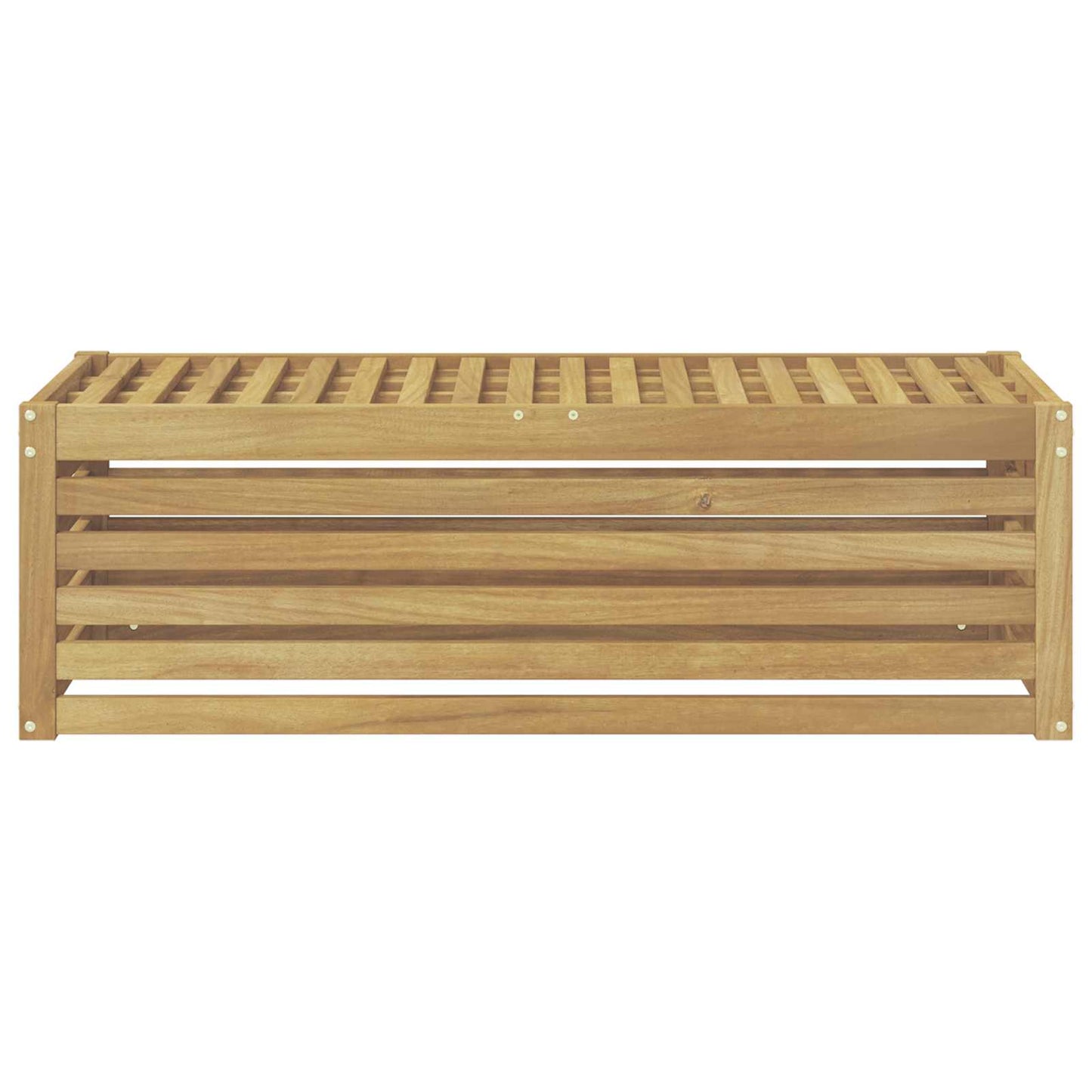 Outdoor Stool Bench White 115 x 43 x 37 cm Solid Acacia Wood