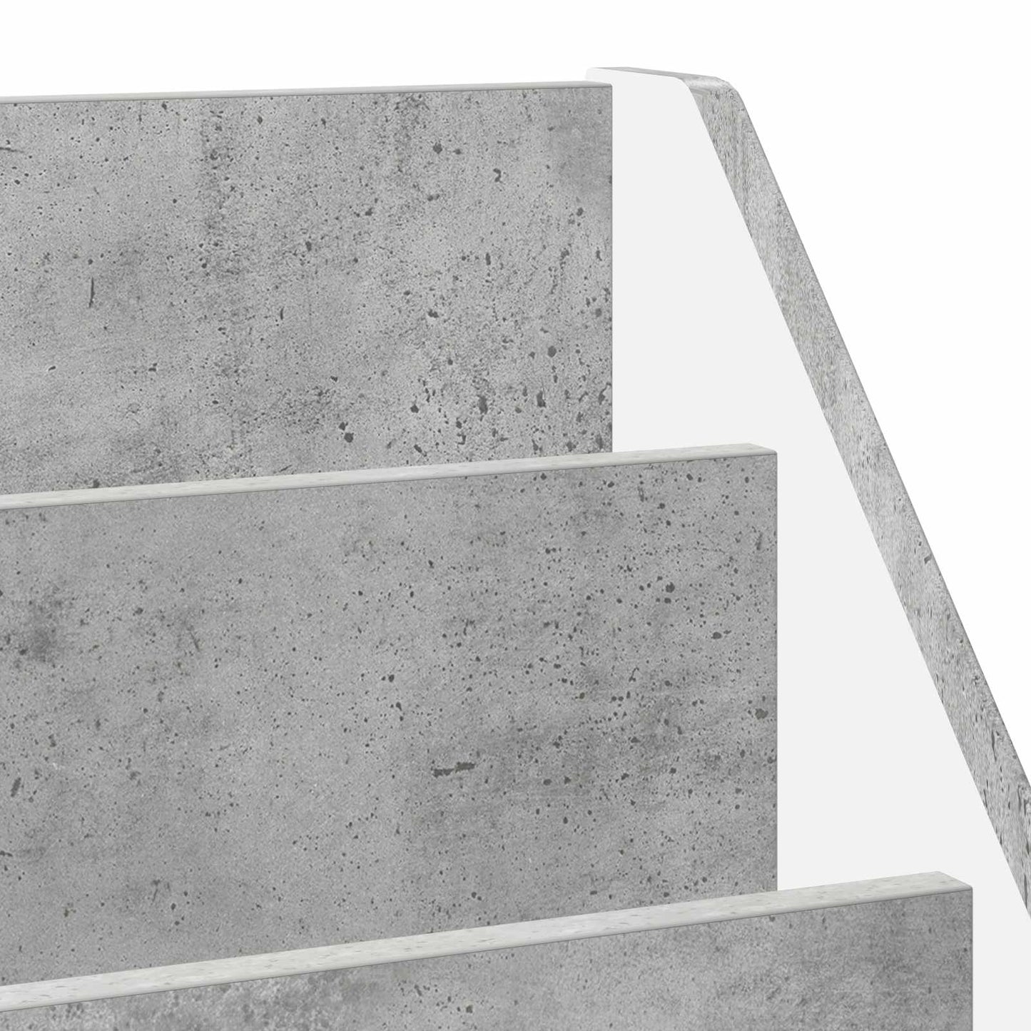 Kids Bookshelf Concrete Grey 60 x 29.5 x 69 cm Engineered Wood