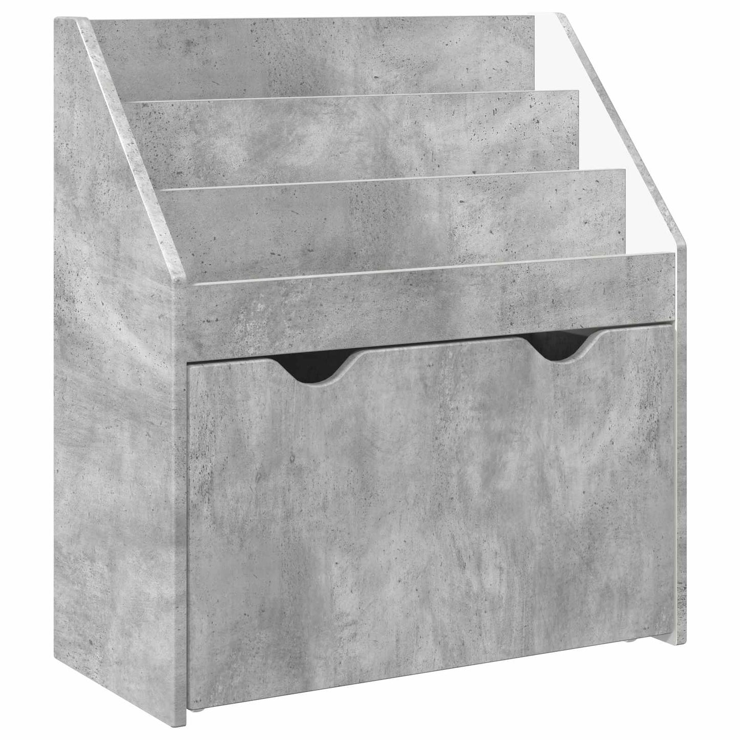 Kids Bookshelf Concrete Grey 60 x 29.5 x 69 cm Engineered Wood