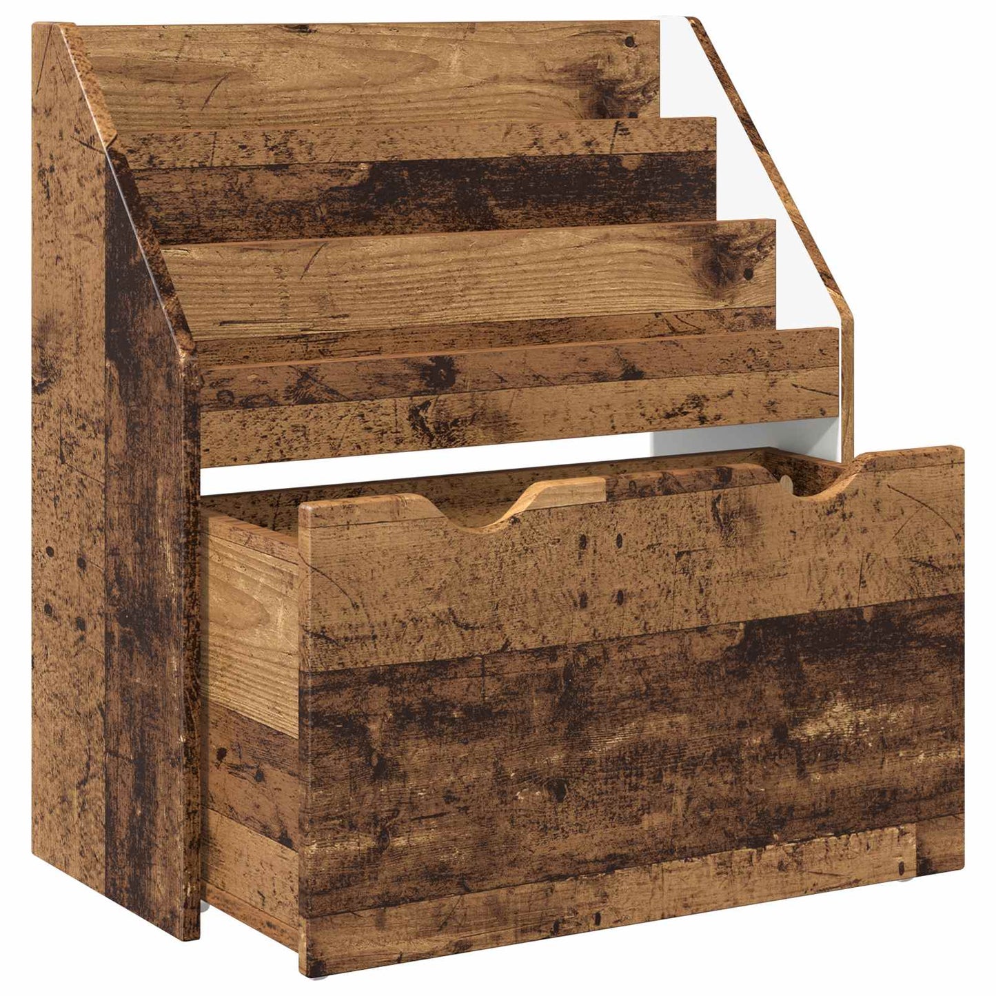 Kids Bookshelf Old Wood 60 x 29.5 x 69 cm Engineered Wood