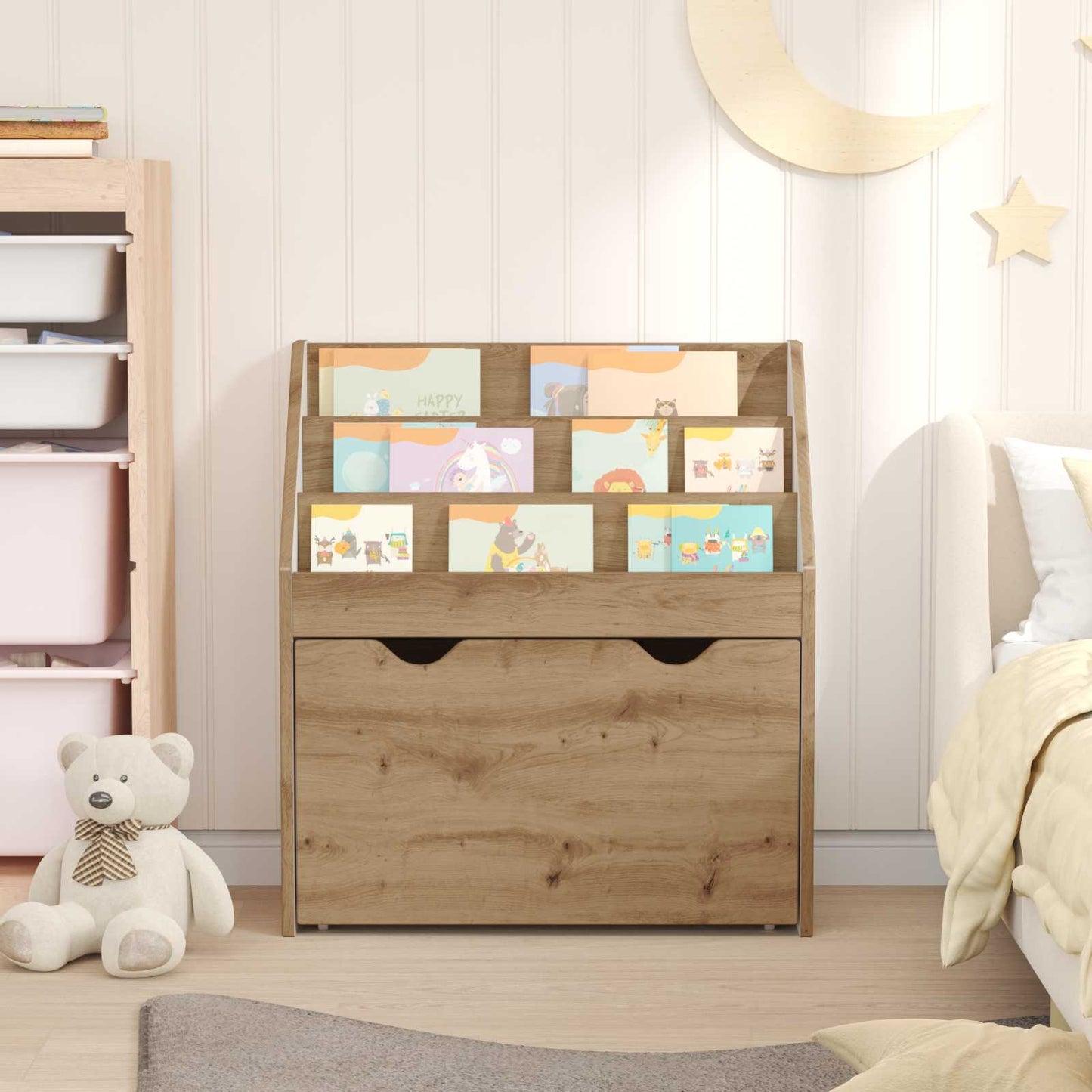 Kids Bookshelf Artisan Oak 60 x 29.5 x 69 cm Engineered Wood