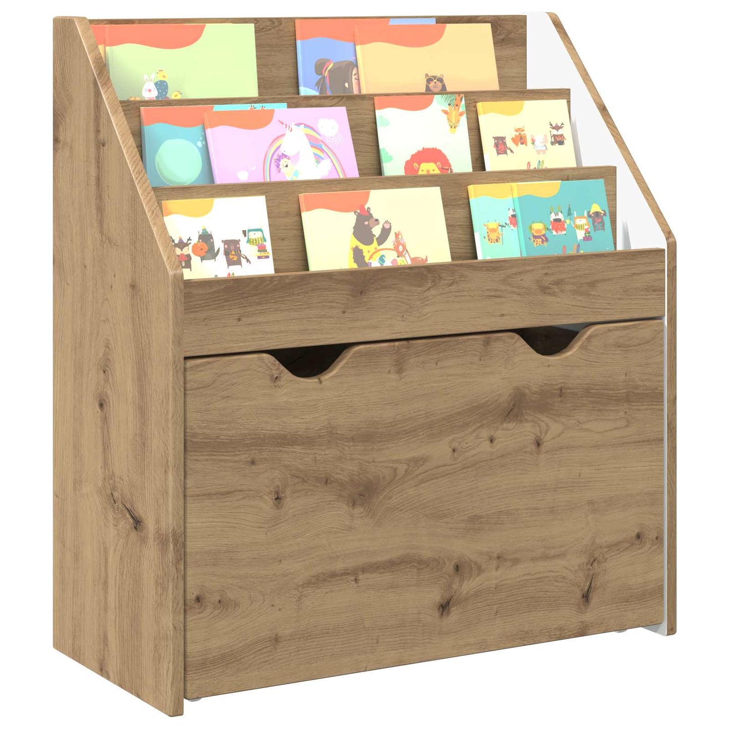 Kids Bookshelf Artisan Oak 60 x 29.5 x 69 cm Engineered Wood