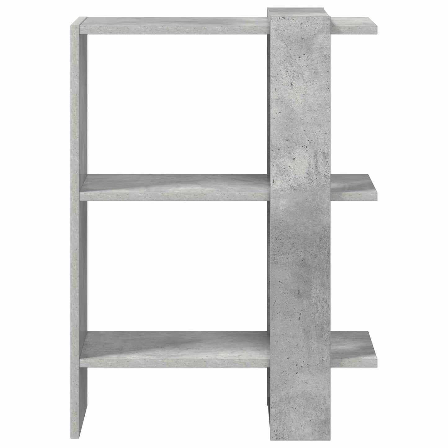 Bookshelf Concrete Grey 52 x 25 x 71.5 cm Engineered Wood
