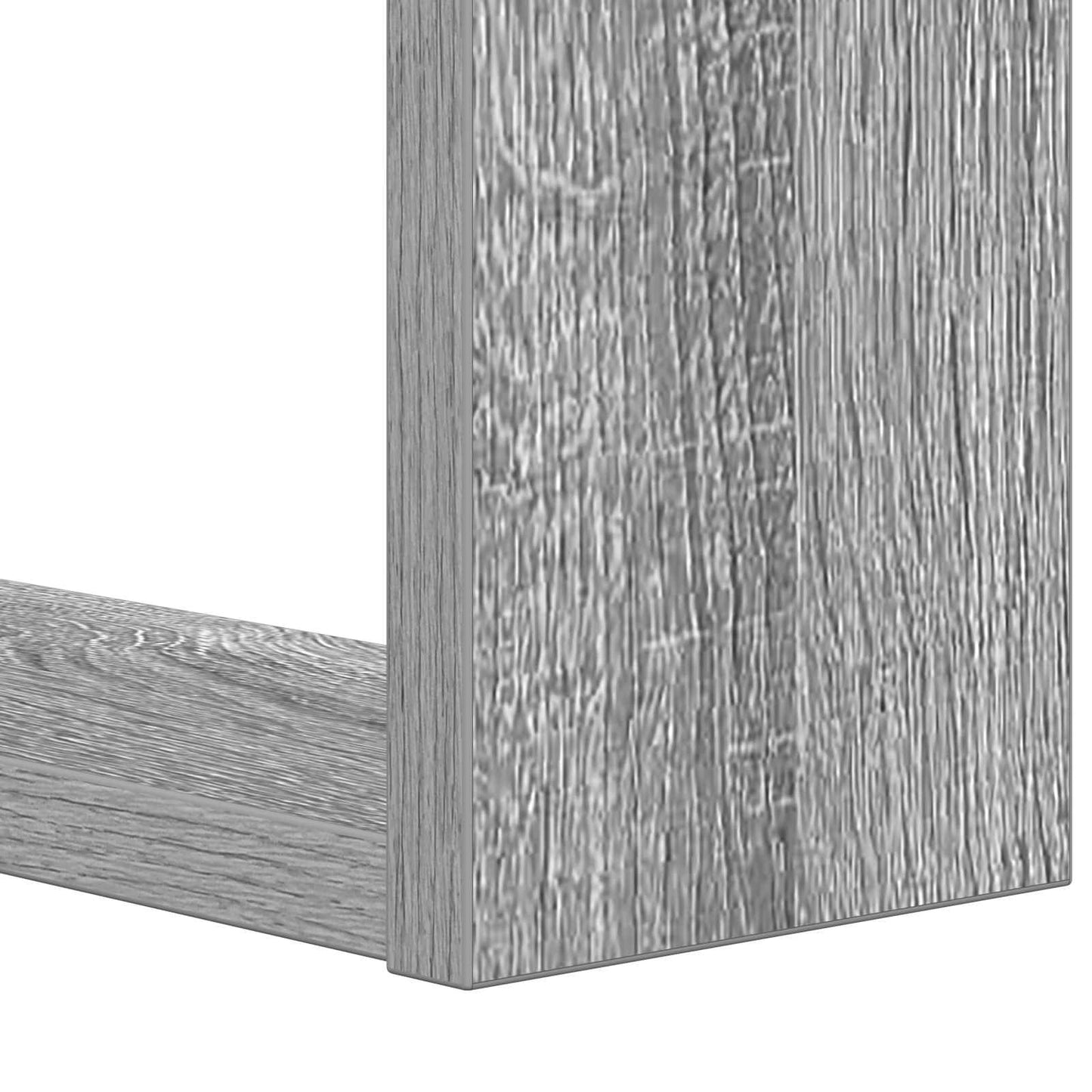 Bookshelf Grey Sonoma 52 x 25 x 71.5 cm Engineered Wood