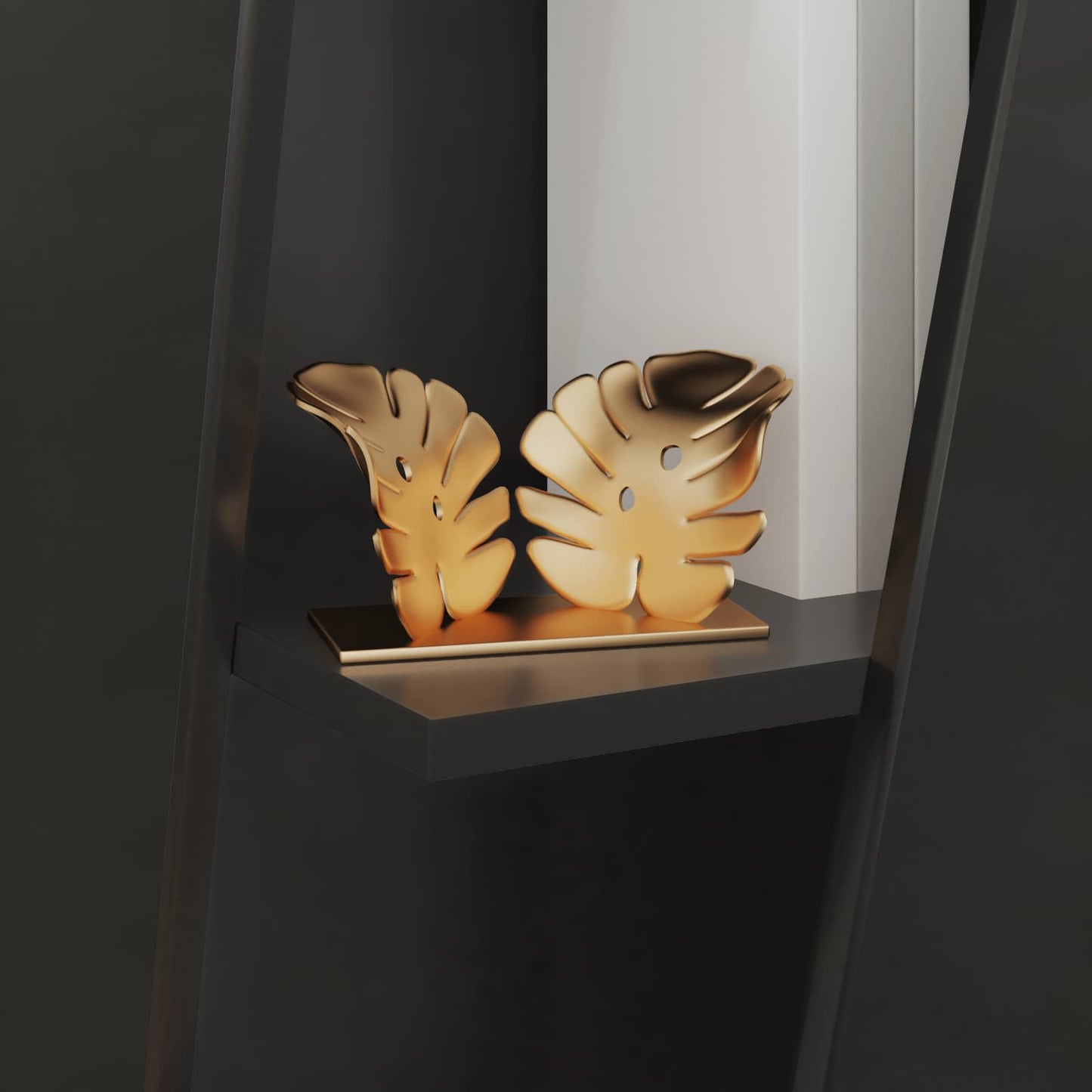 Side Shelf Black 33 x 32 x 70.5 cm Engineered Wood