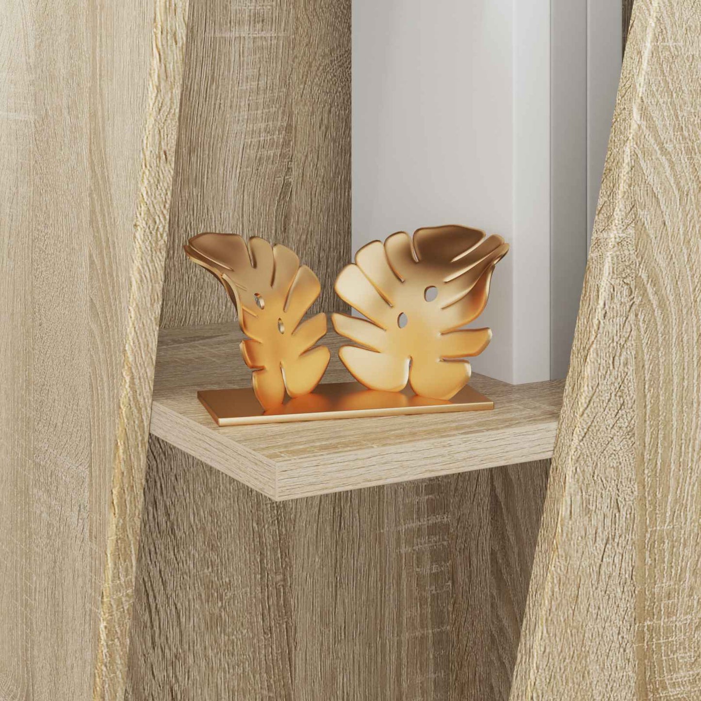 Side Shelf Sonoma Oak 33 x 32 x 70.5 cm Engineered Wood
