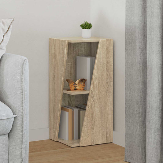 Side Shelf Sonoma Oak 33 x 32 x 70.5 cm Engineered Wood