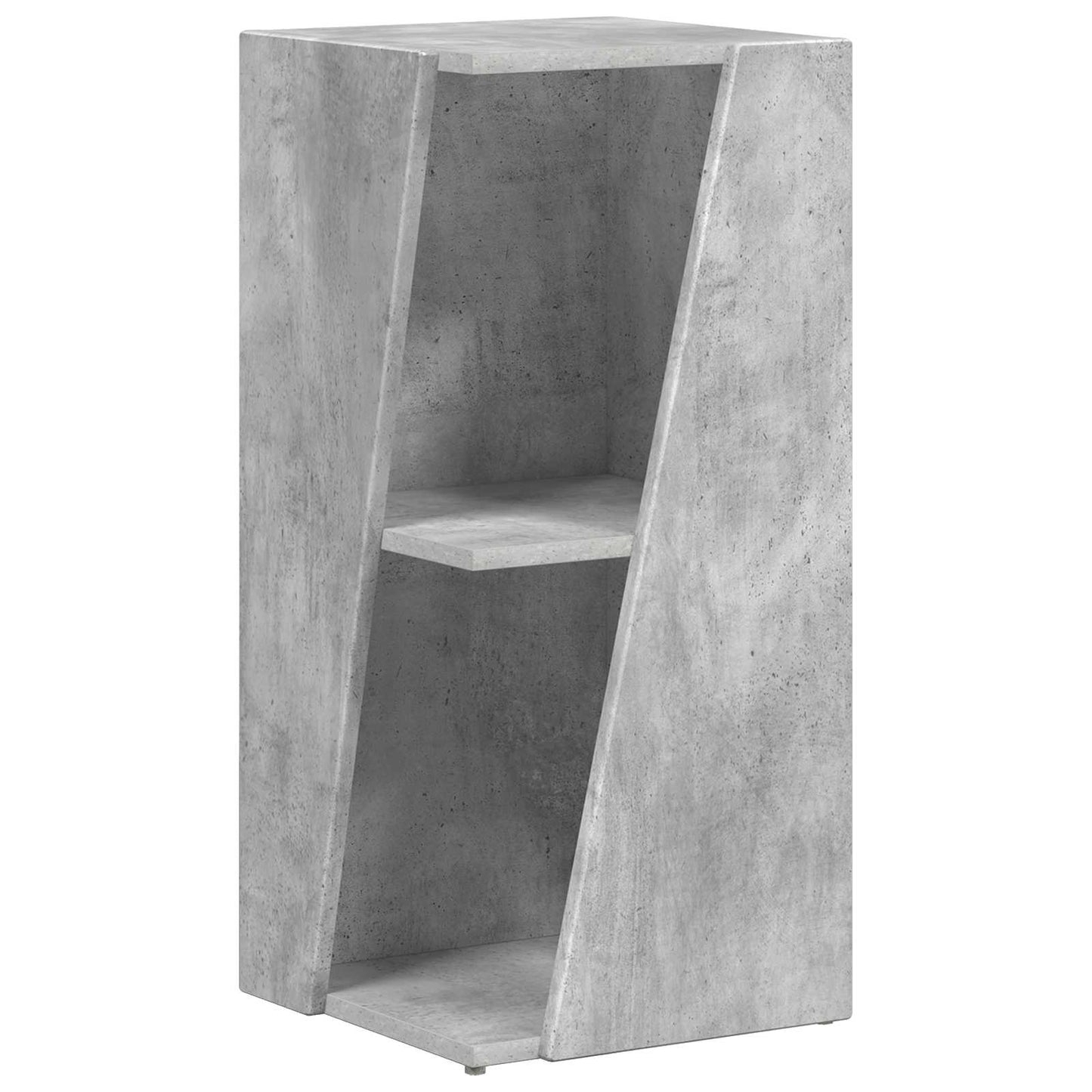 Side Shelf Concrete Grey 33 x 32 x 70.5 cm Engineered Wood