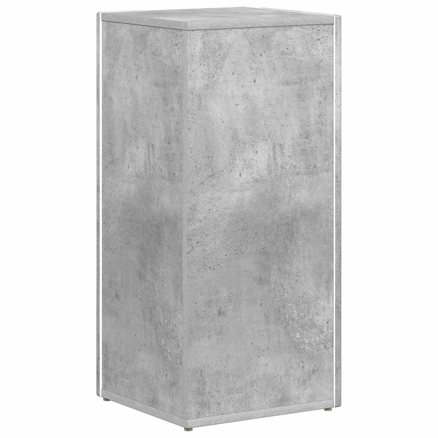 Side Shelf Concrete Grey 33 x 32 x 70.5 cm Engineered Wood