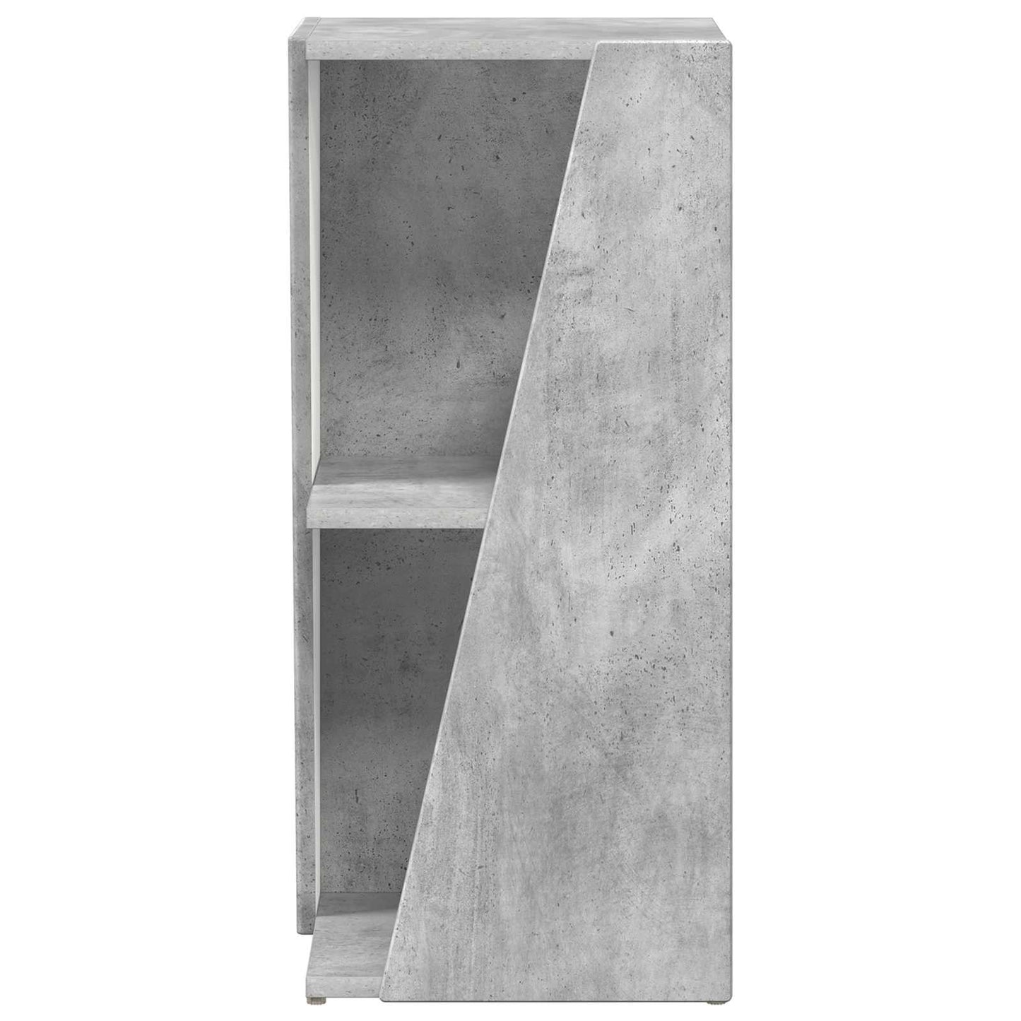 Side Shelf Concrete Grey 33 x 32 x 70.5 cm Engineered Wood