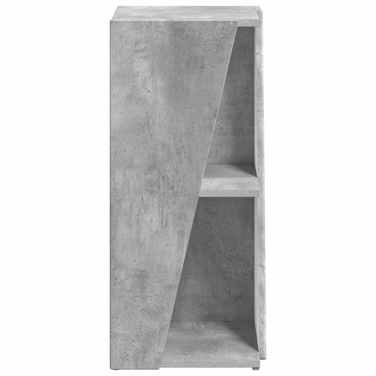 Side Shelf Concrete Grey 33 x 32 x 70.5 cm Engineered Wood