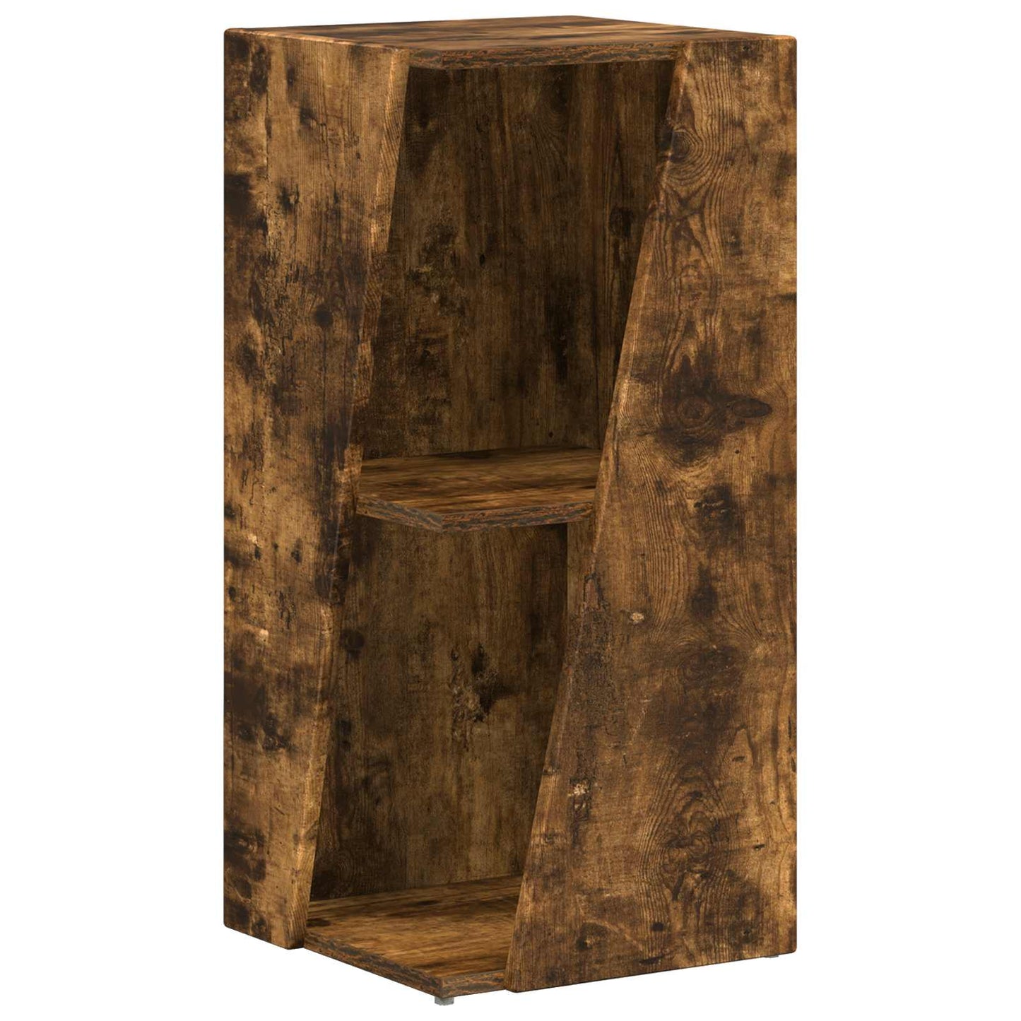Side Shelf 33 x 32 x 70.5 cm Engineered Wood Smoked Oak