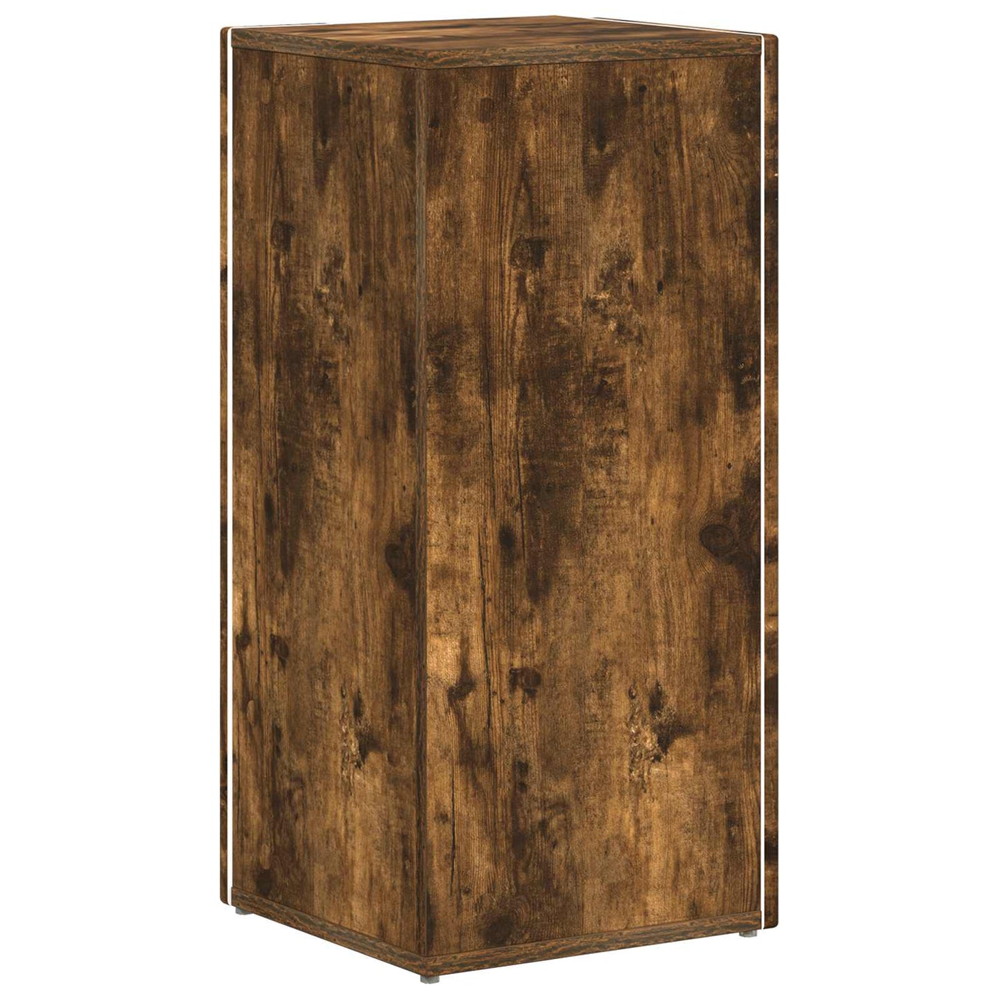 Side Shelf 33 x 32 x 70.5 cm Engineered Wood Smoked Oak