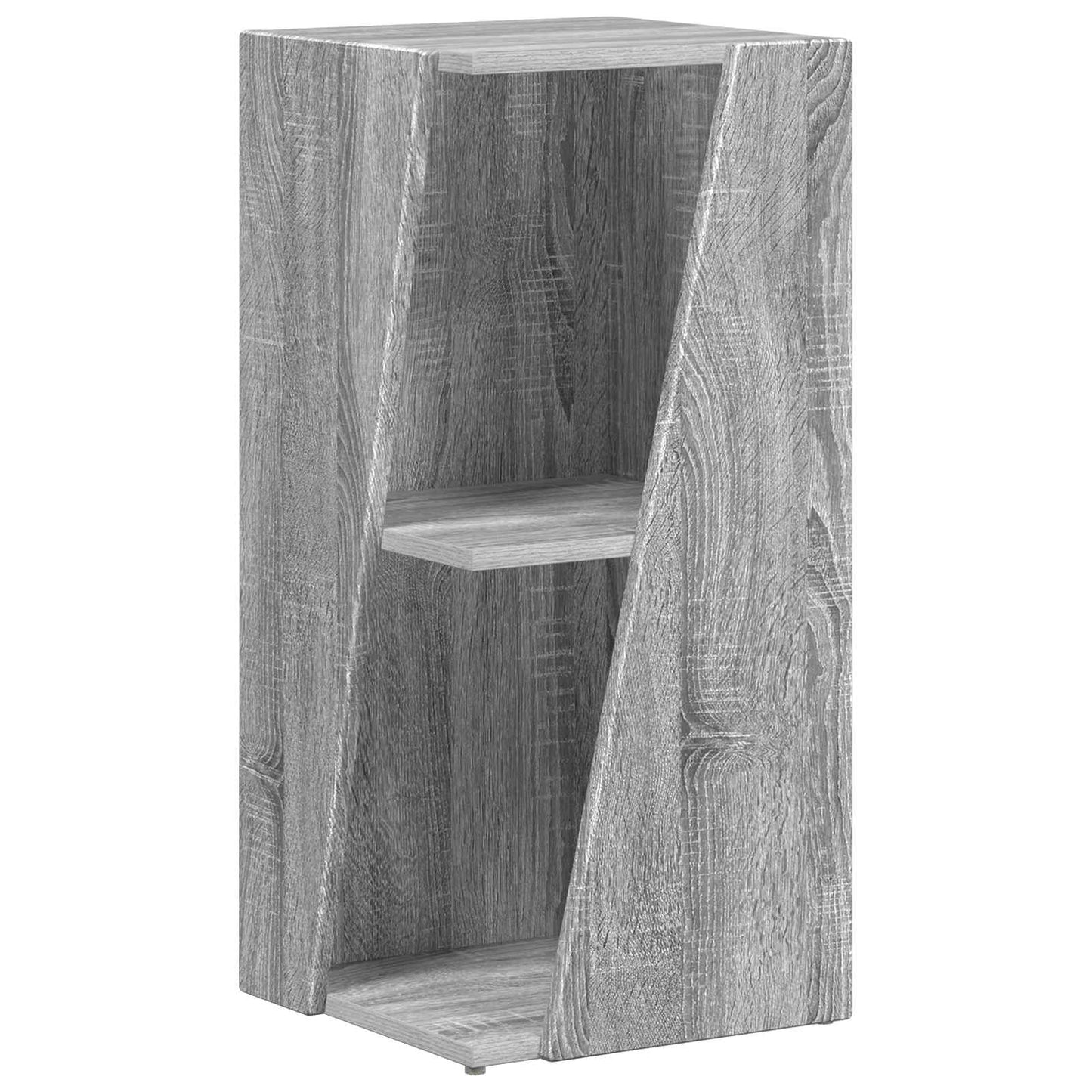 Side Shelf Grey Sonoma 33 x 32 x 70.5 cm Engineered Wood