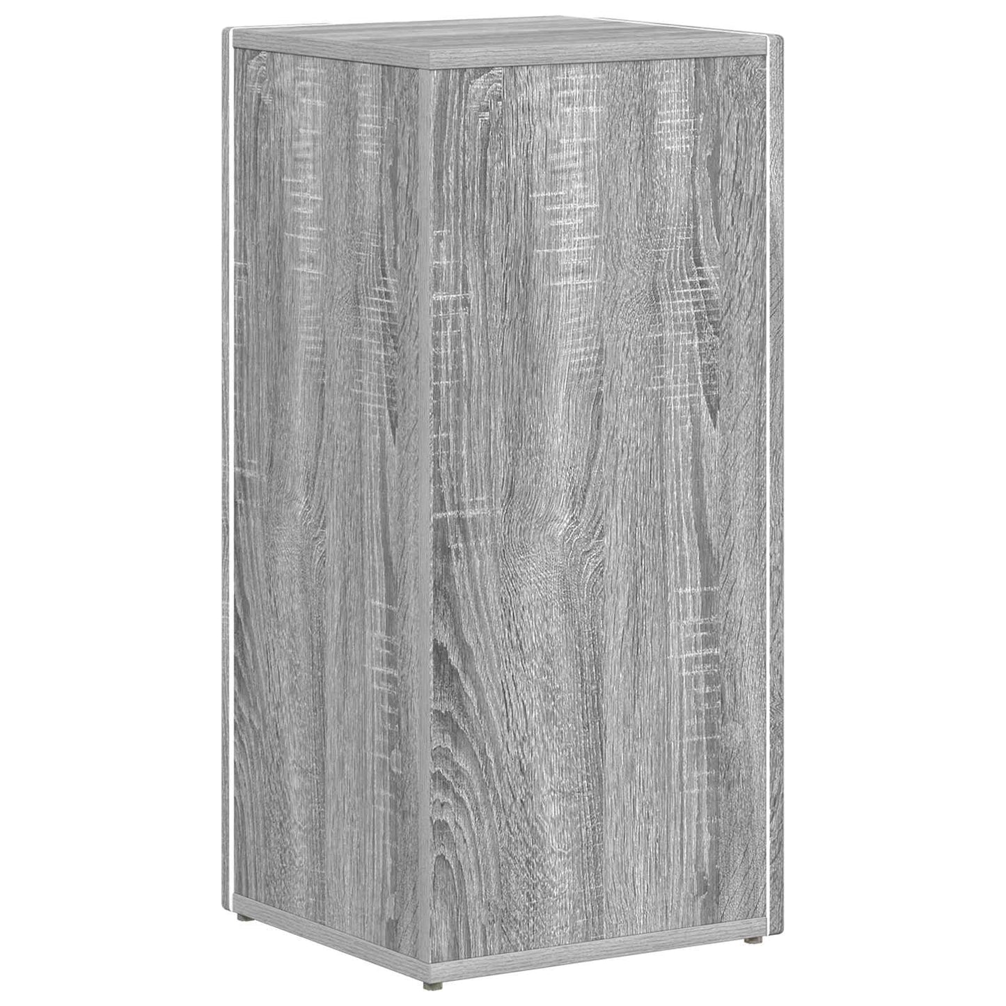 Side Shelf Grey Sonoma 33 x 32 x 70.5 cm Engineered Wood