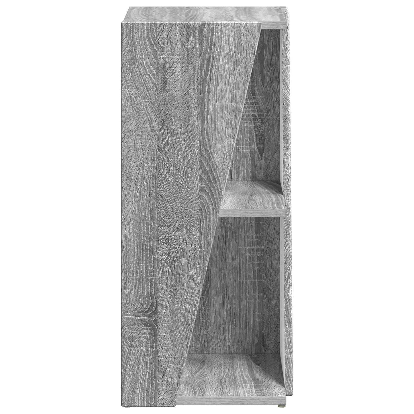 Side Shelf Grey Sonoma 33 x 32 x 70.5 cm Engineered Wood