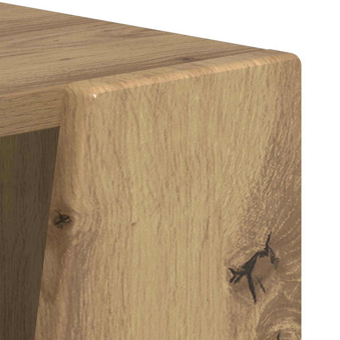 Side Shelf Artisan Oak 33 x 32 x 70.5 cm Engineered Wood