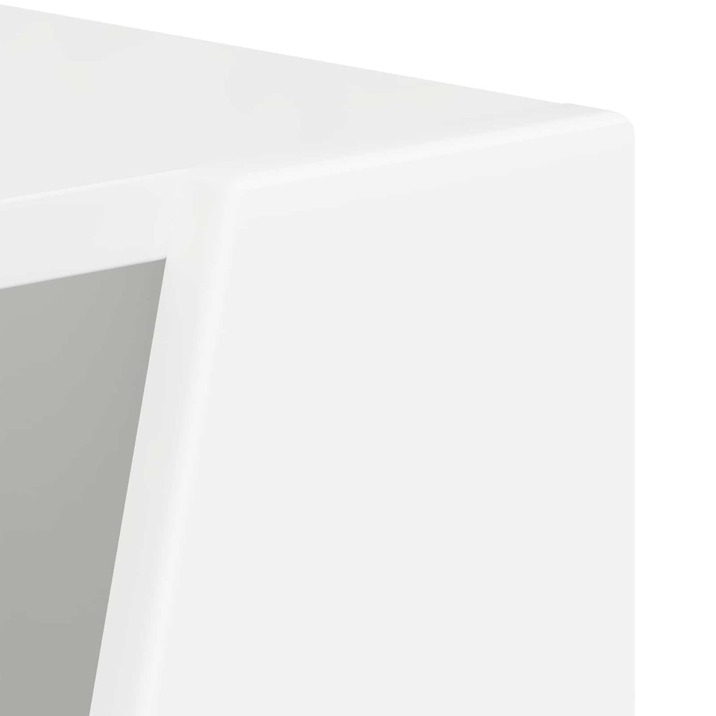 Side Shelf White 33 x 32 x 100.5 cm Engineered Wood
