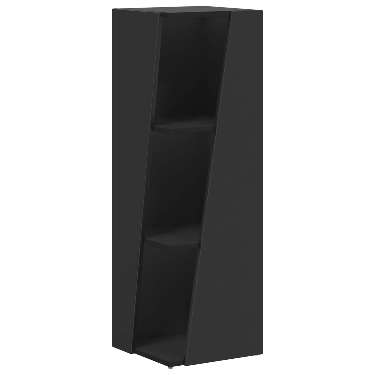 Side Shelf 33 x 32 x 100.5 cm Engineered Wood Black