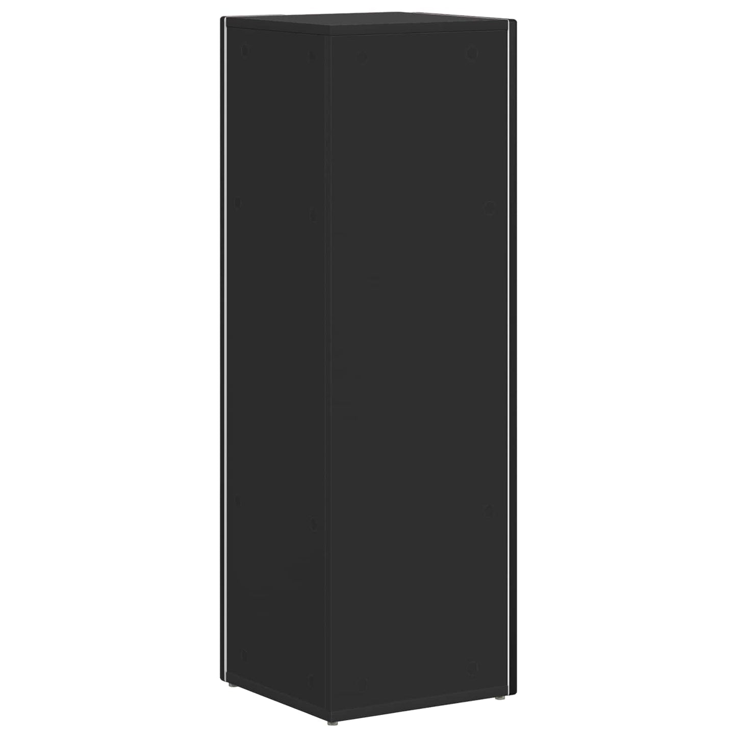 Side Shelf Black 33 x 32 x 100.5 cm Engineered Wood