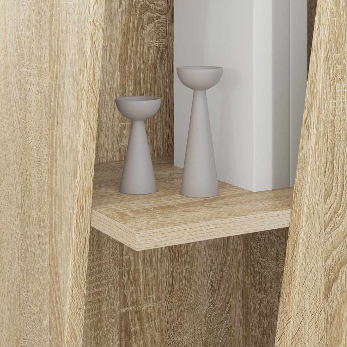 Side Shelf 33 x 32 x 100.5 cm Engineered Wood Sonoma Oak