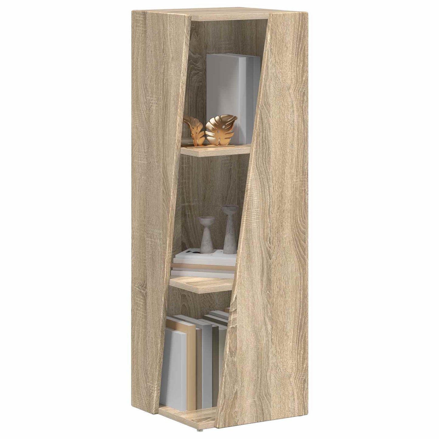 Side Shelf 33 x 32 x 100.5 cm Engineered Wood Sonoma Oak
