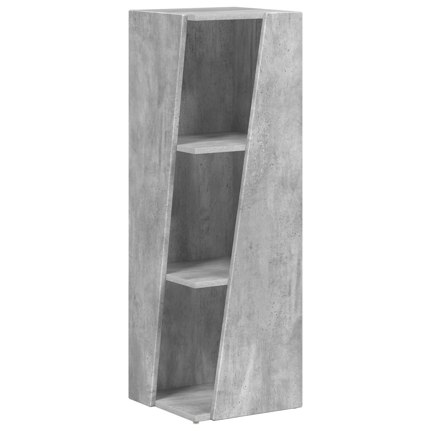 Side Shelf 33 x 32 x 100.5 cm Engineered Wood Concrete Grey