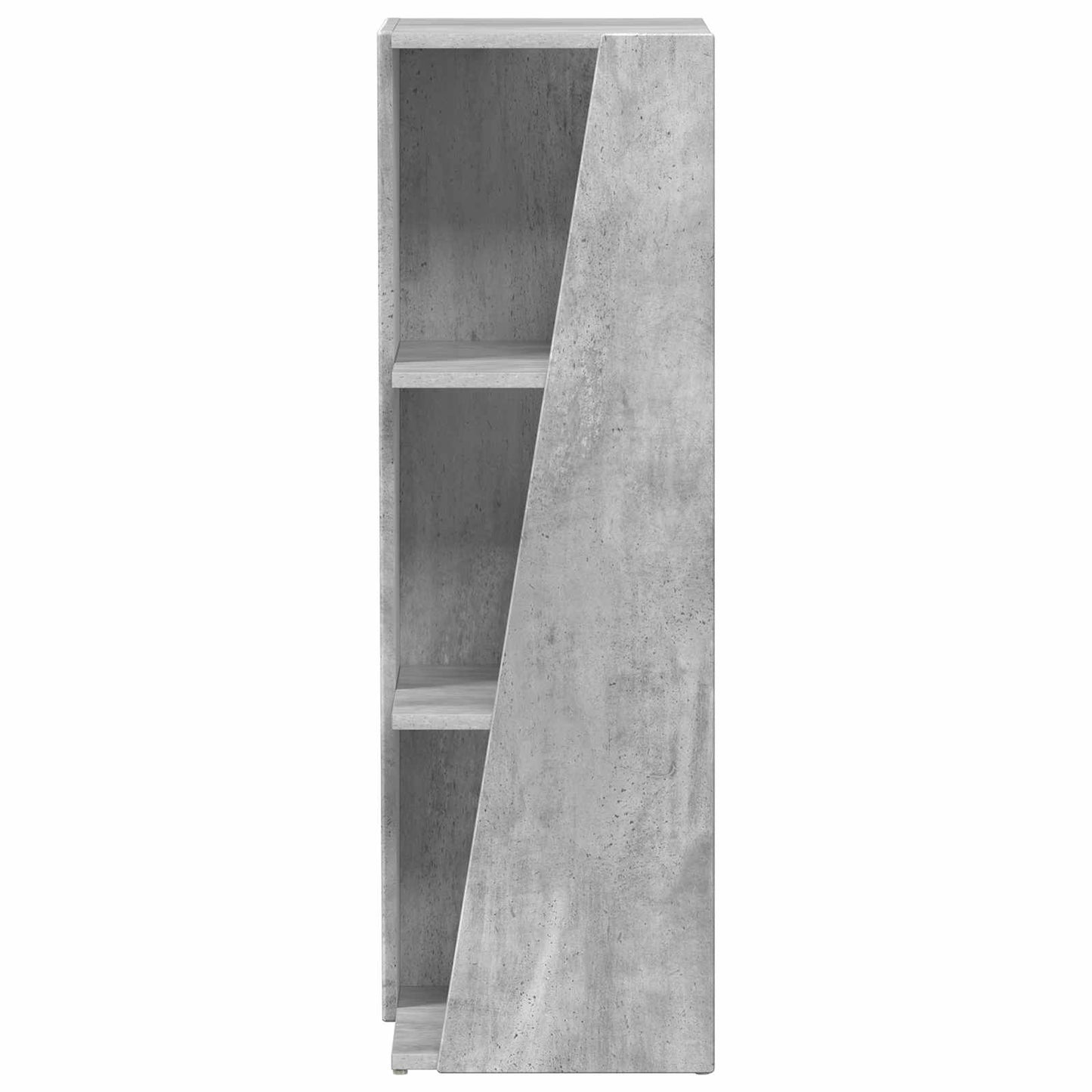 Side Shelf 33 x 32 x 100.5 cm Engineered Wood Concrete Grey