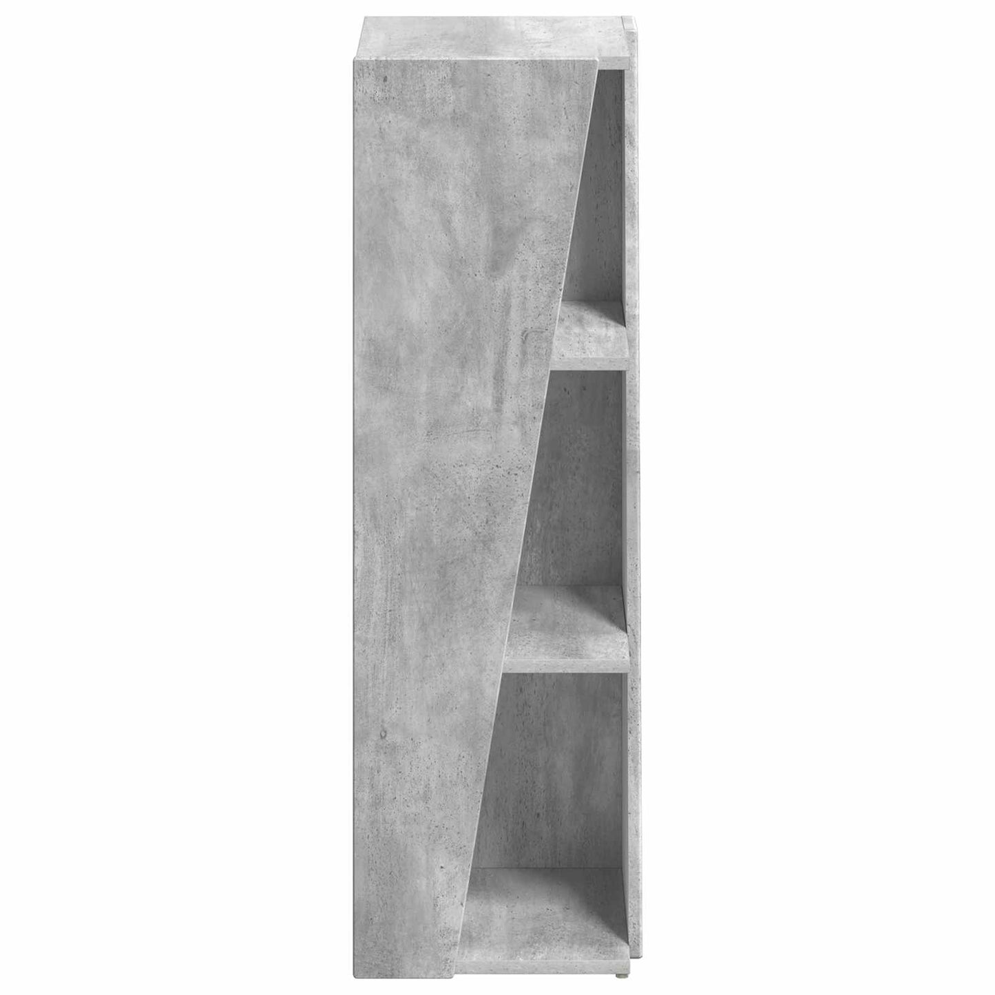 Side Shelf 33 x 32 x 100.5 cm Engineered Wood Concrete Grey