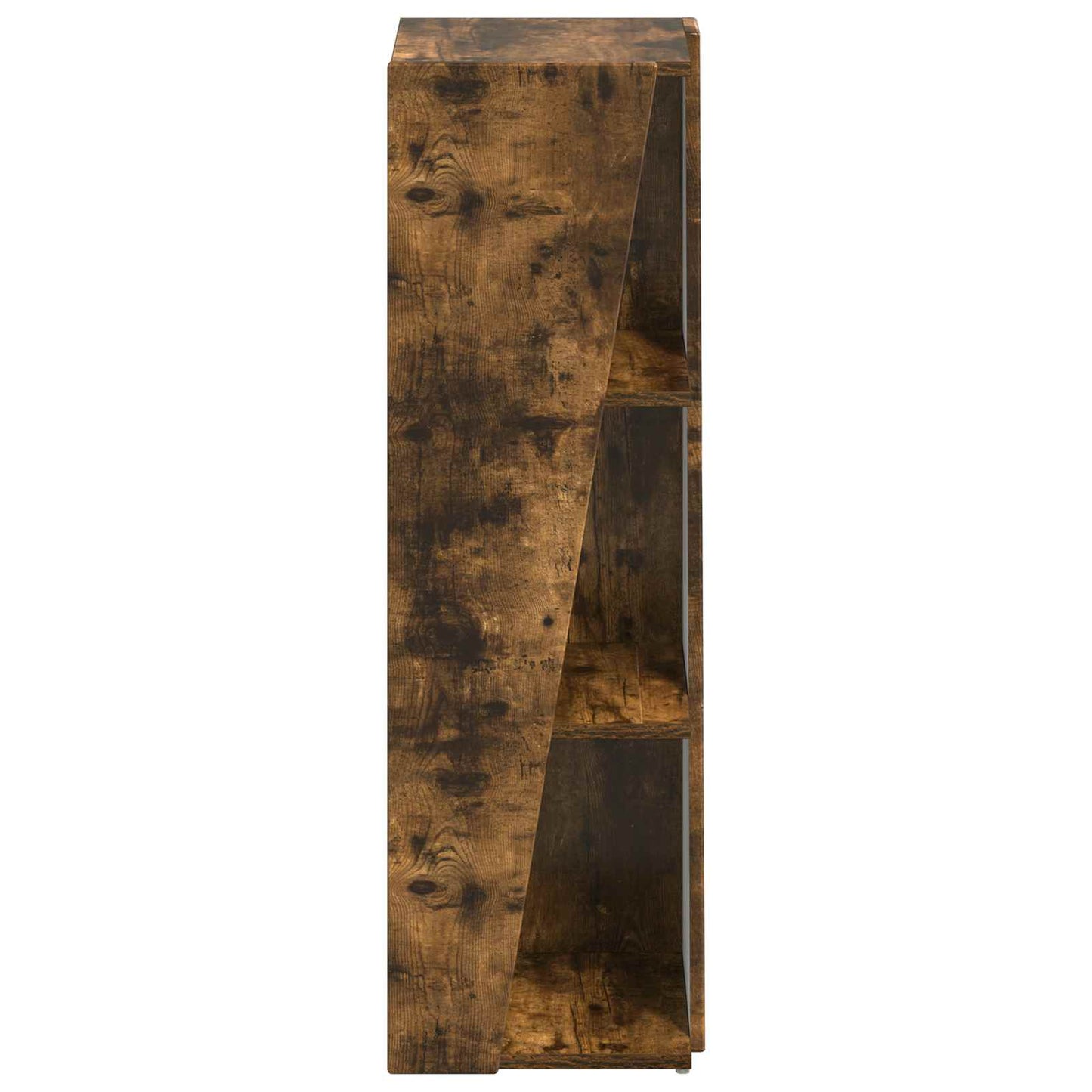 Side Shelf 33 x 32 x 100.5 cm Engineered Wood Smoked Oak