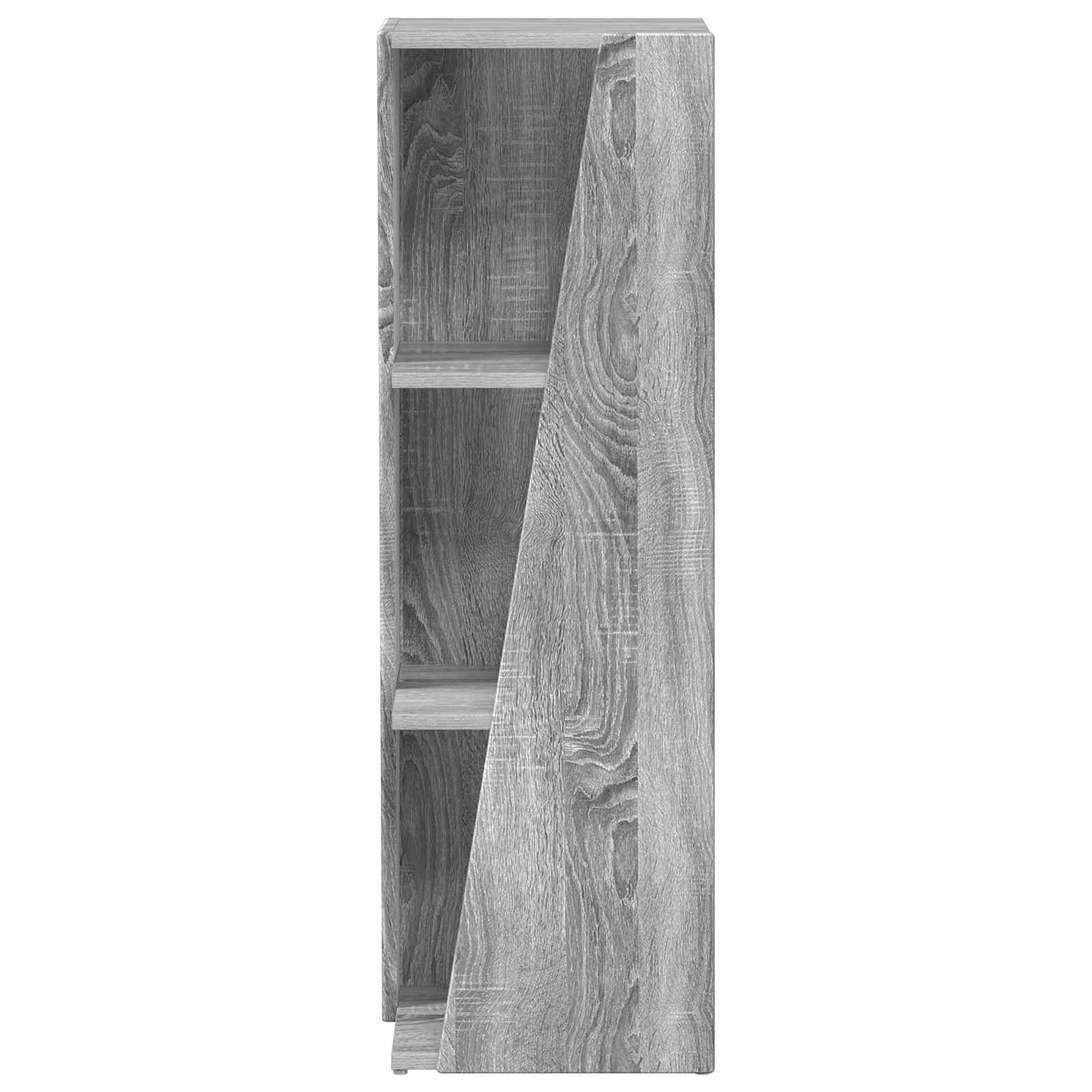 Side Shelf 33 x 32 x 100.5 cm Engineered Wood Grey Sonoma