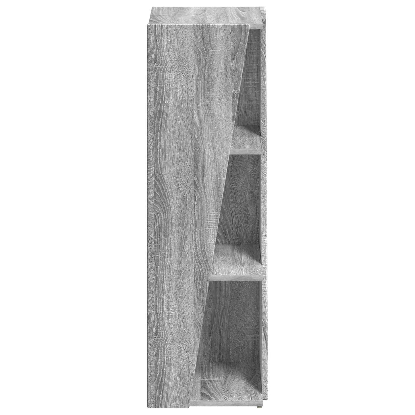 Side Shelf 33 x 32 x 100.5 cm Engineered Wood Grey Sonoma