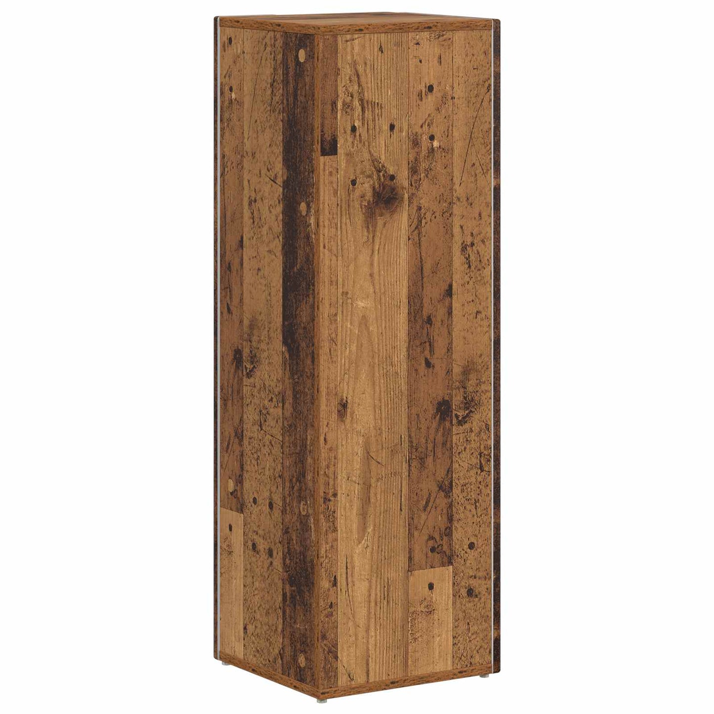 Side Shelf Old Wood 33 x 32 x 100.5 cm Engineered Wood