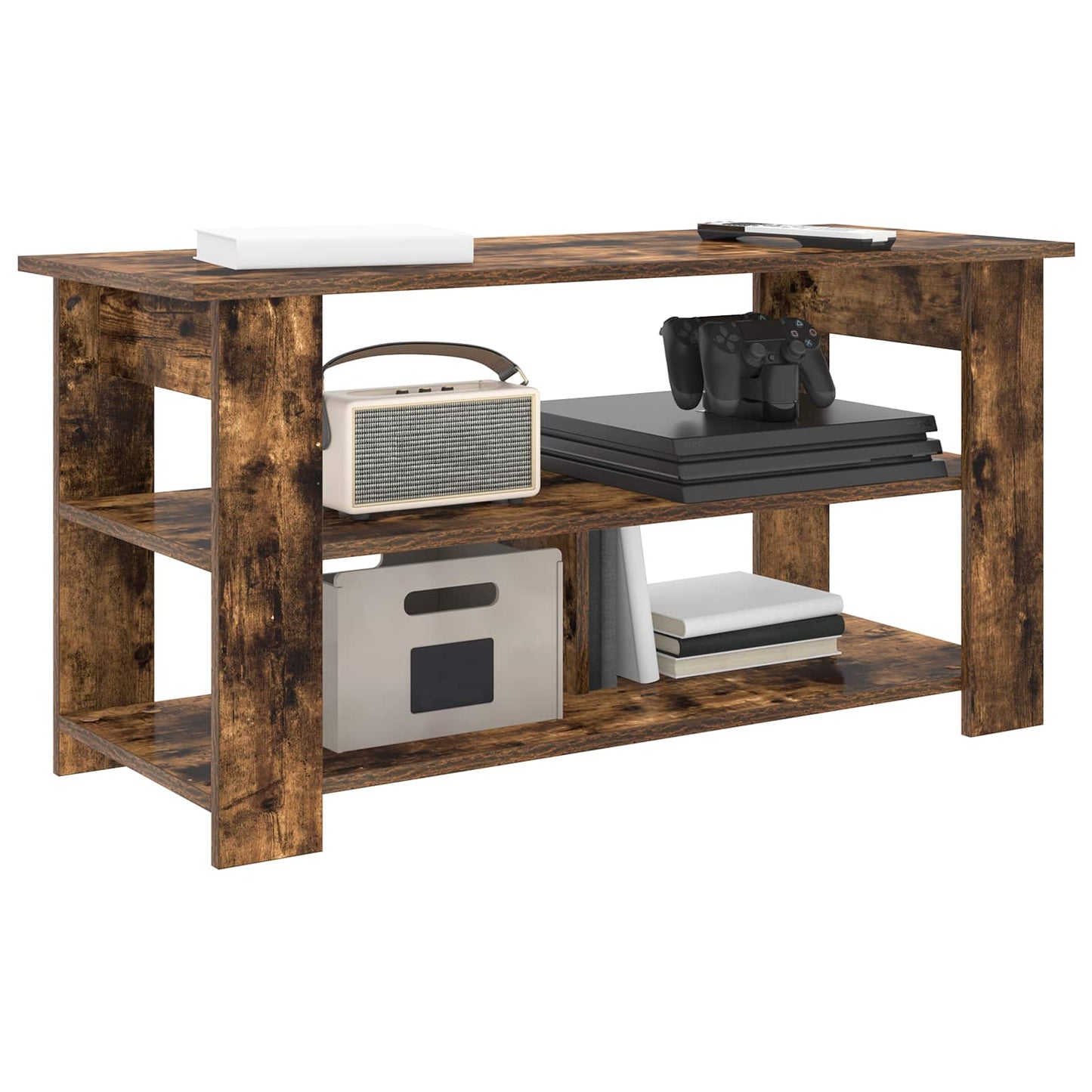 TV stand Smoked Oak 100 x 40 x 50 cm