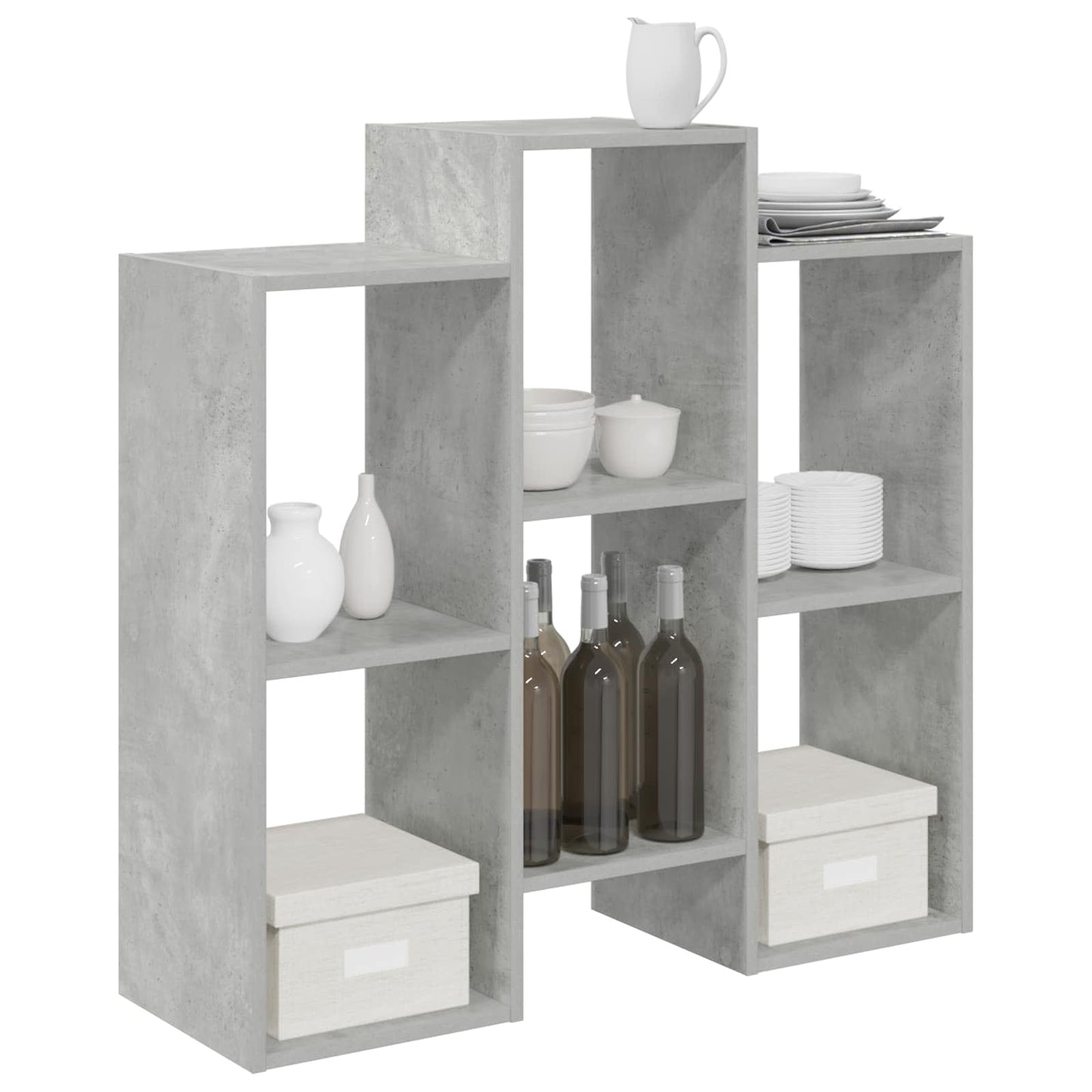 Sideboard Concrete Grey 90 x 30 x 90 cm